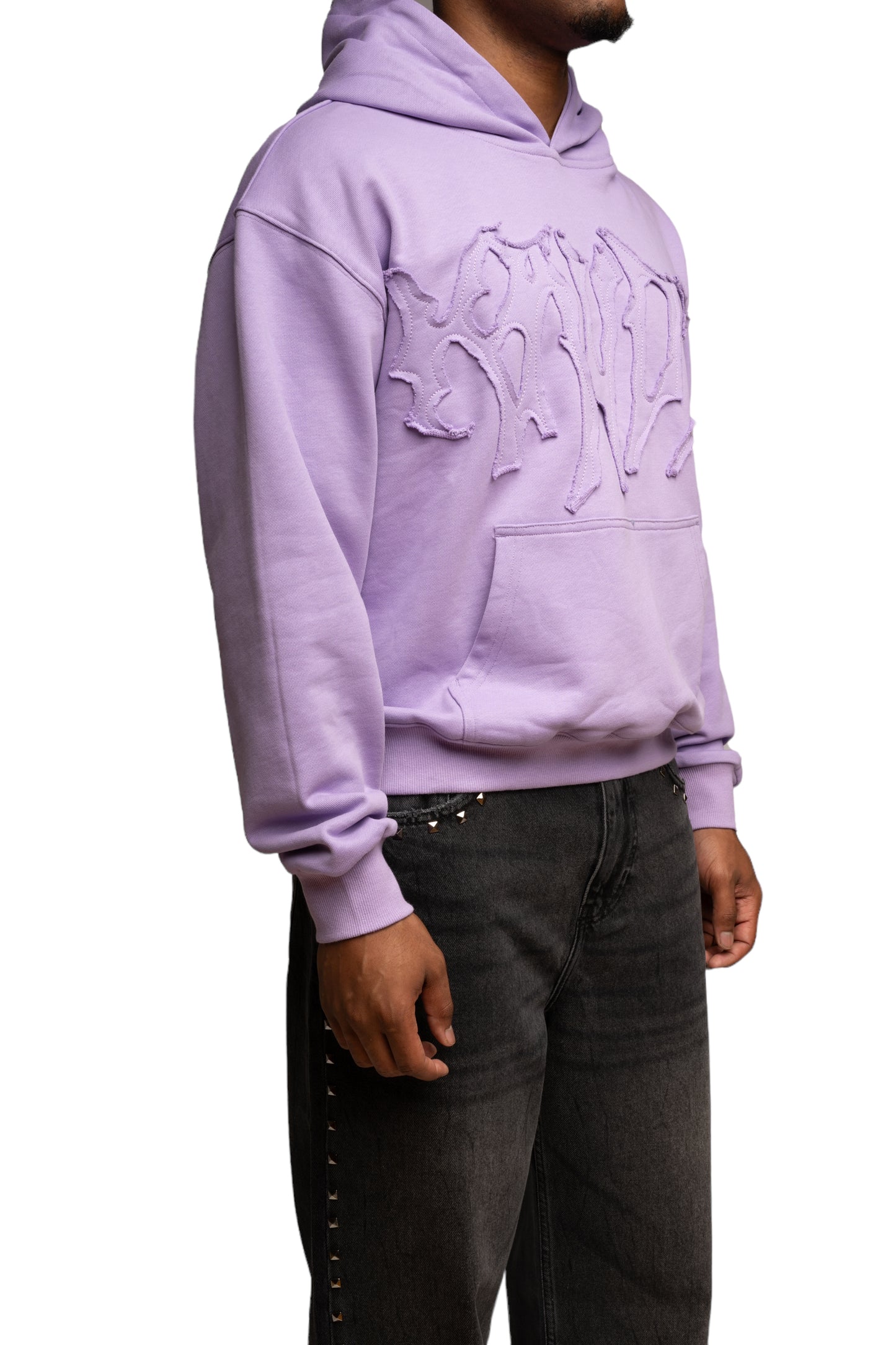 Chrome Logo Hoodie - Purple