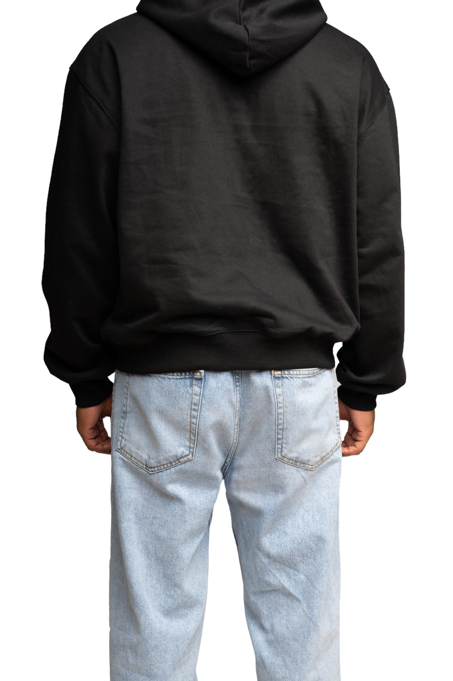 Chrome Logo Hoodie - Black