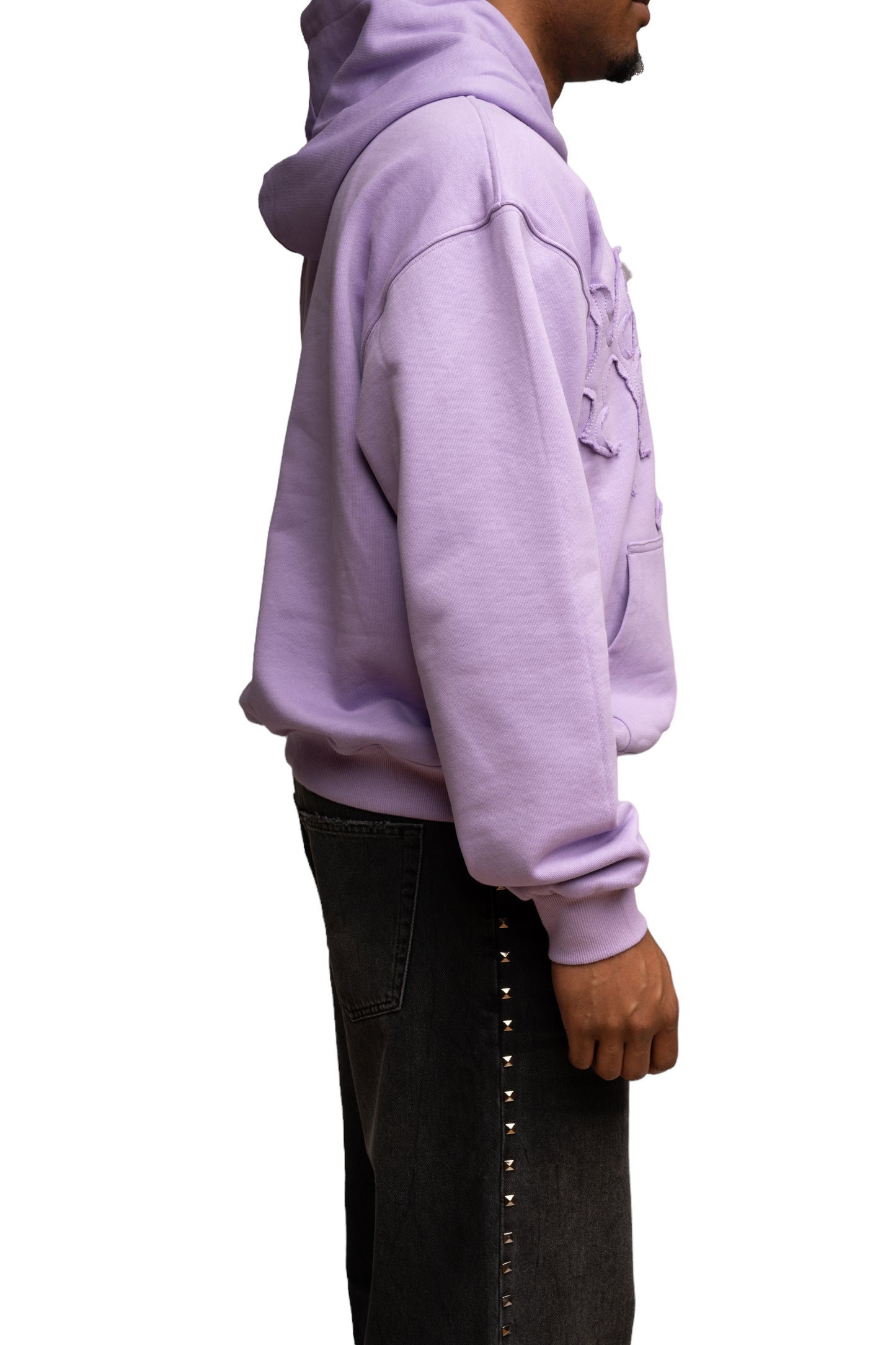 Chrome Logo Hoodie - Purple