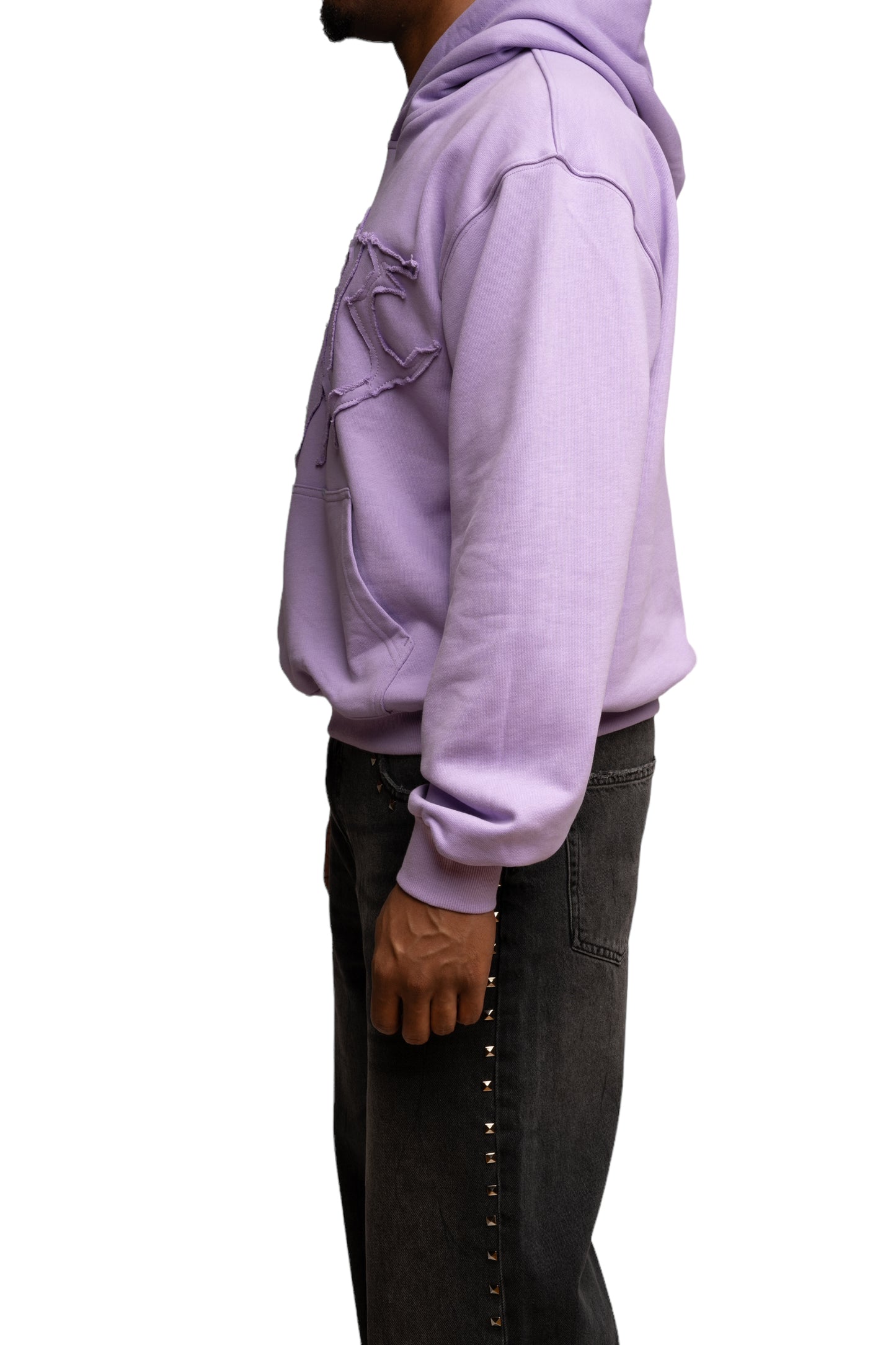 Chrome Logo Hoodie - Purple