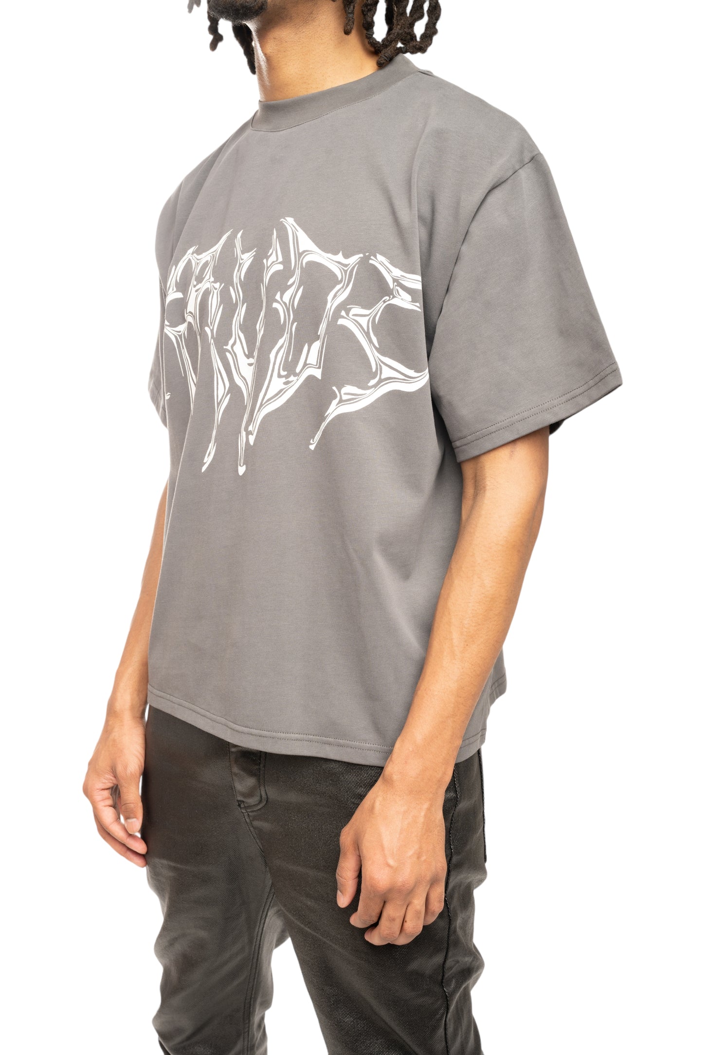 Chrome Tee - Grey