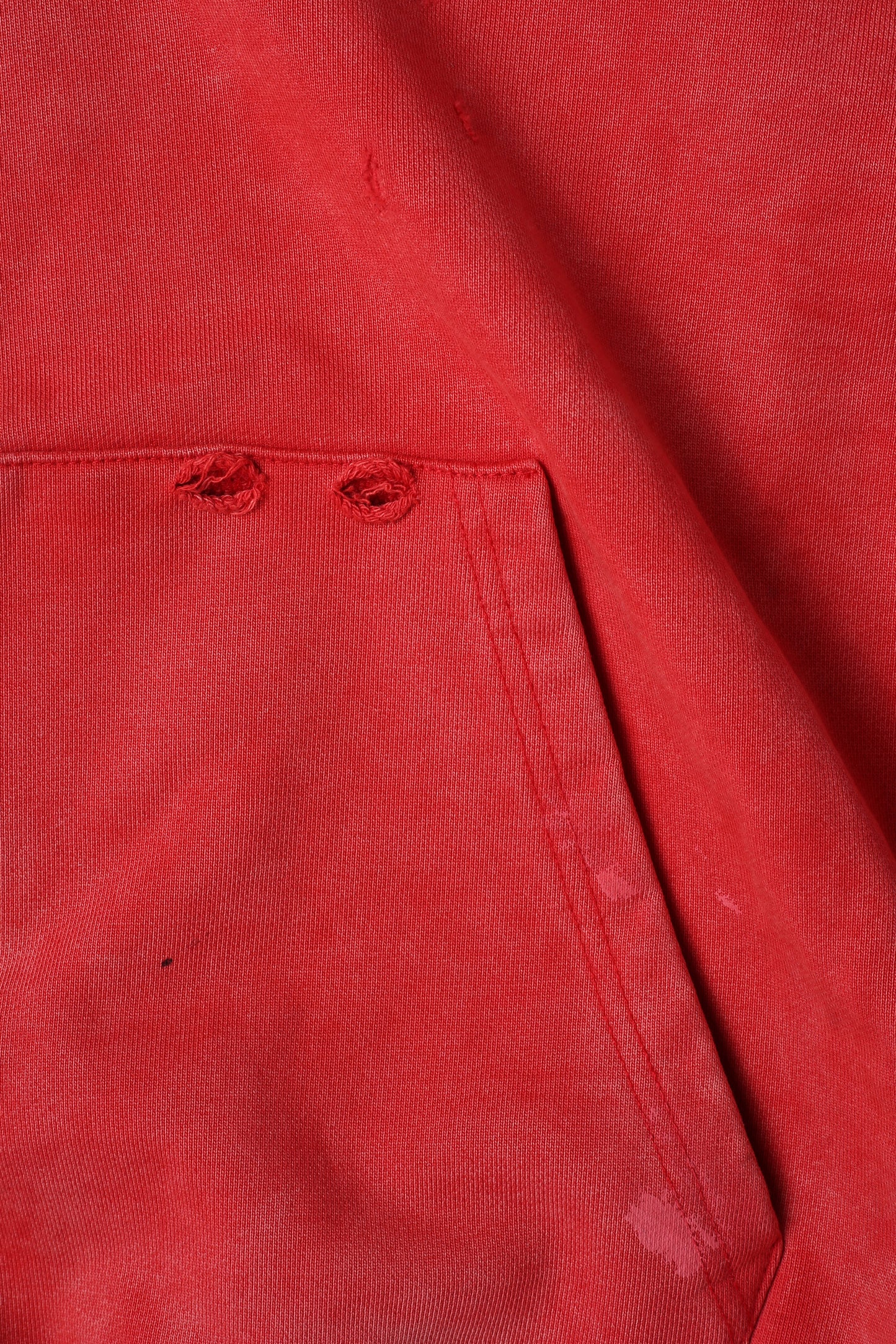 Sunfaded Quarter Zip Hoodie - RED (PRE-ORDER)