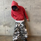 Sunfaded Quarter Zip Hoodie - RED (PRE-ORDER)