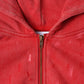 Sunfaded Quarter Zip Hoodie - RED (PRE-ORDER)
