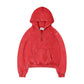 Sunfaded Quarter Zip Hoodie - RED (PRE-ORDER)