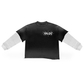 Thrash Double Layer Tee - Black