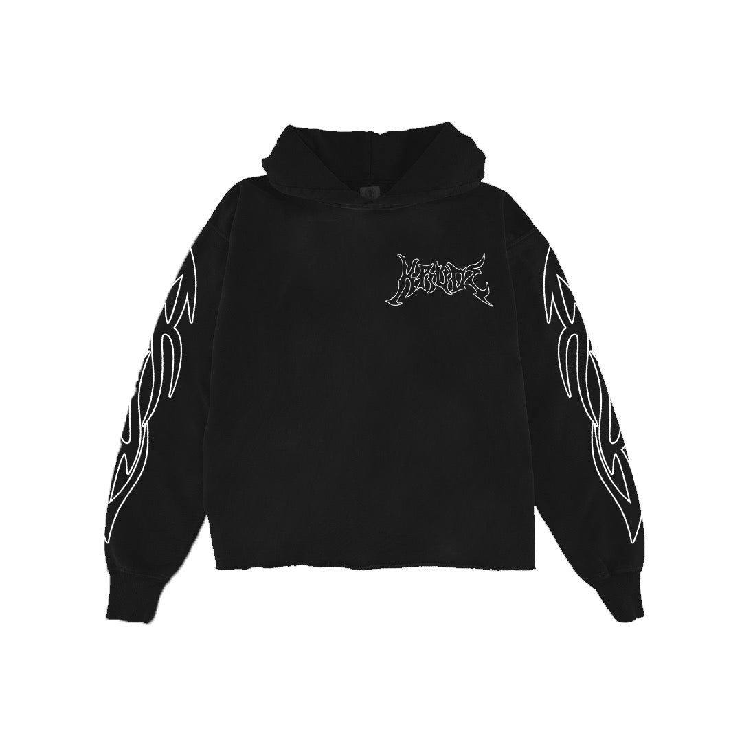 KRUDE HOODIE - BLACK